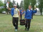 Gro&szlig;e Freude bei Florian und Johannes. Es gab f&uuml;r die Gaensefurther ein Bierfass f&uuml;r den Verein mit den meisten Teilnehmern. Das Sommerfest ist gerettet!