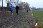 Sabine B&ouml;rner auf der abschlie&szlig;enden Dreiviertel Sportplatzrunde. 