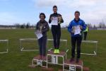 Als Gesamtdritte &uuml;ber den langen Kanten freut sich Katrin Winkler-Hindricks &uuml;ber ihren Podestplatz. 